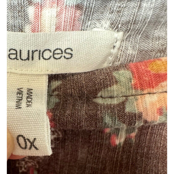 Maurices 0X Floral Tank Top - Picture 5 of 5
